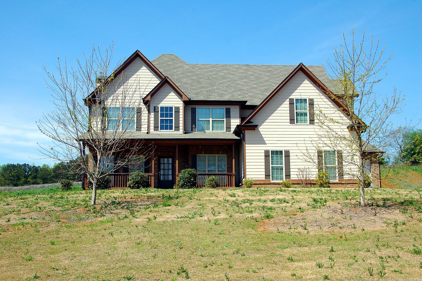A house within an open rural setting